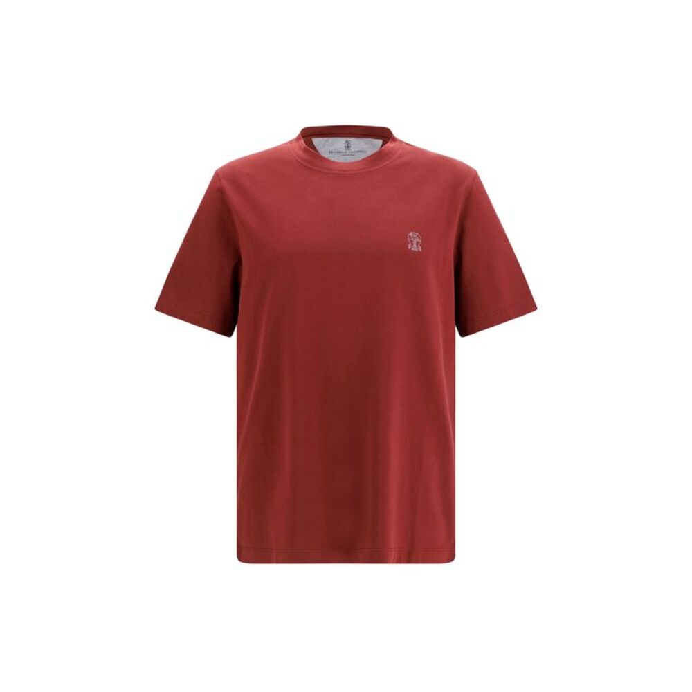 Brunello Cucinelli Men Logoed T-Shirt